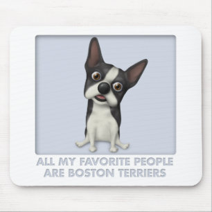 Boston Terrier Favorite Mouse Pad