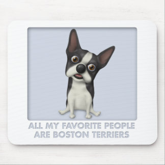 Boston Terrier Favorite Mouse Pad