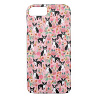 Boston Terrier Floral phone case  - iphone case