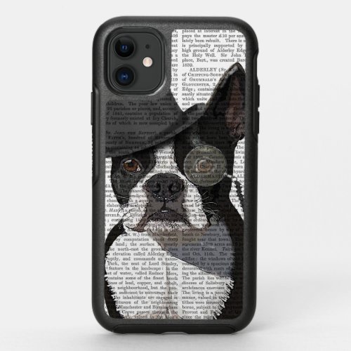 Boston Terrier Formal Hound and Hat OtterBox Symmetry iPhone 11 Case
