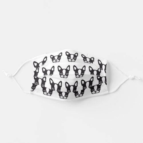 Boston Terrier French Bulldog Adult Cloth Face Mask