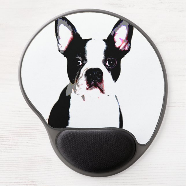 Boston Terrier Gel Mouse Pad (Front)