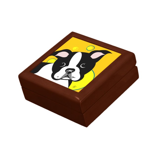 Boston Terrier Gift Box (Side)
