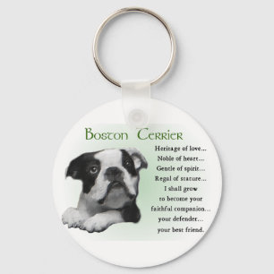 Boston Terrier Gifts Keychain
