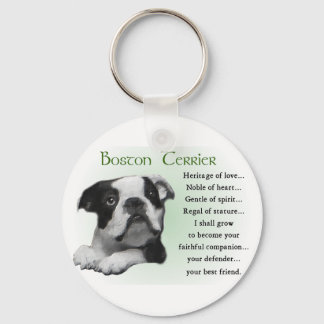 Boston Terrier Gifts Keychain