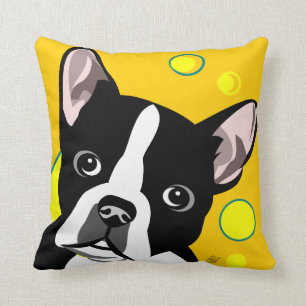Boston Terrier Gifts Throw Pillow