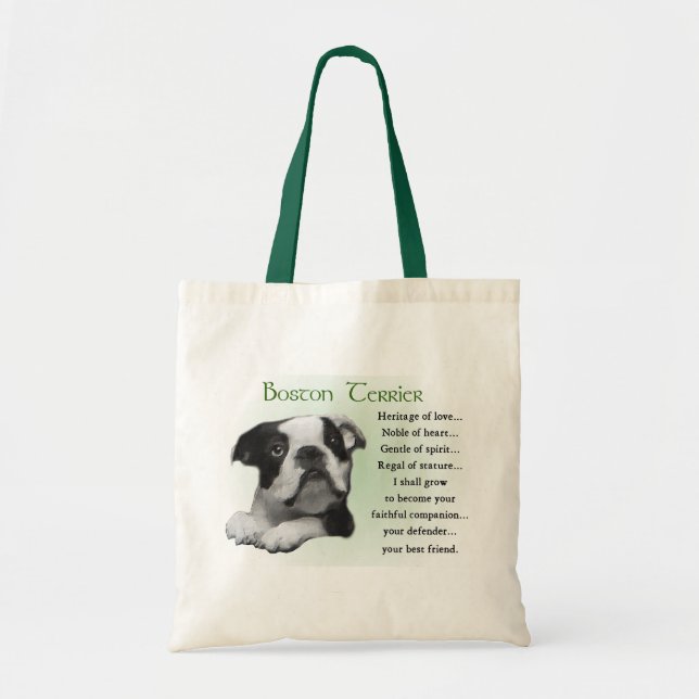 Boston Terrier Gifts Tote Bag (Front)