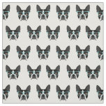Boston Terrier glasses - cute dog fabric
