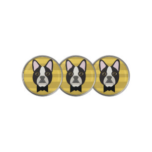 Boston Terrier Golf Ball Marker