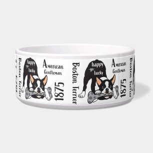 Boston Terrier. Happy go lucky Bowl