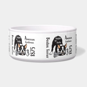 Boston Terrier. Happy go lucky by Insima Bowl