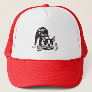 Boston Terrier. Happy go lucky Trucker Hat