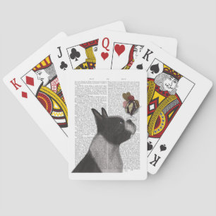 Boston Terrier Ice Cream Poker Cards