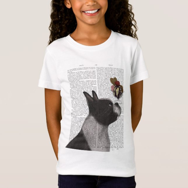 Boston Terrier Ice Cream T-Shirt (Front)