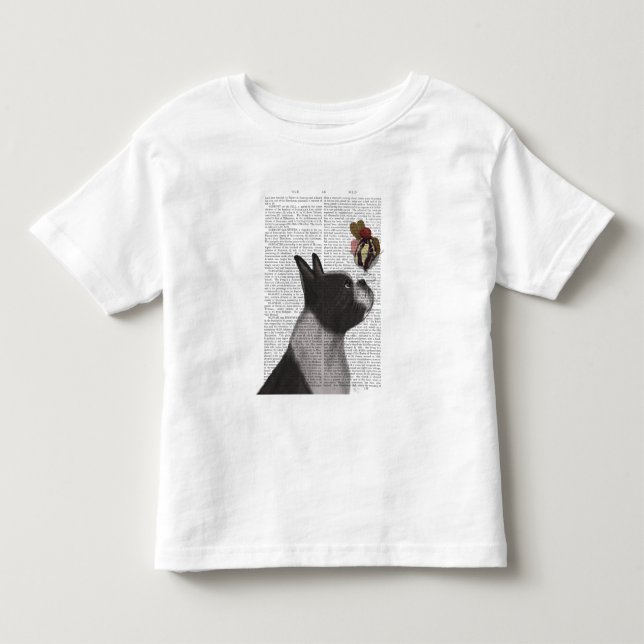 Boston Terrier Ice Cream Toddler T-shirt (Front)