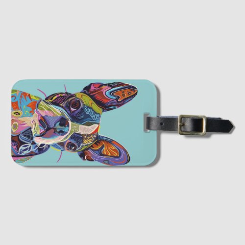 Boston Terrier illustrationLuggage Tag