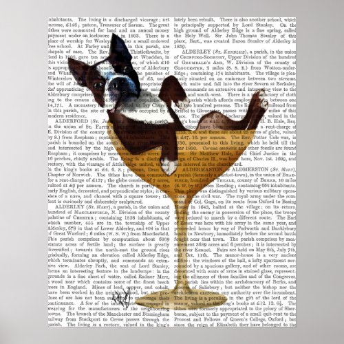 Boston Terrier in Cocktail Glass Poster