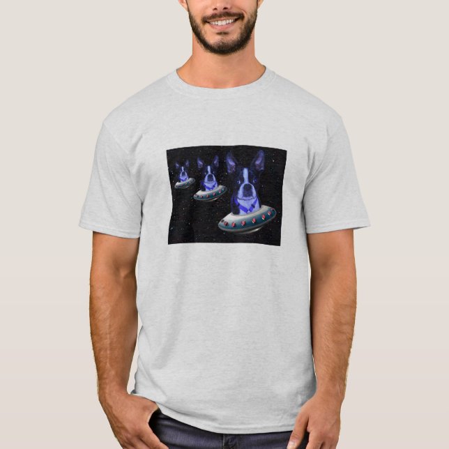 Boston Terrier Invasion T-Shirt (Front)