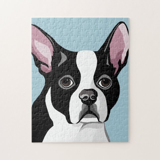 Boston Terrier Jigsaw Puzzle (Vertical)