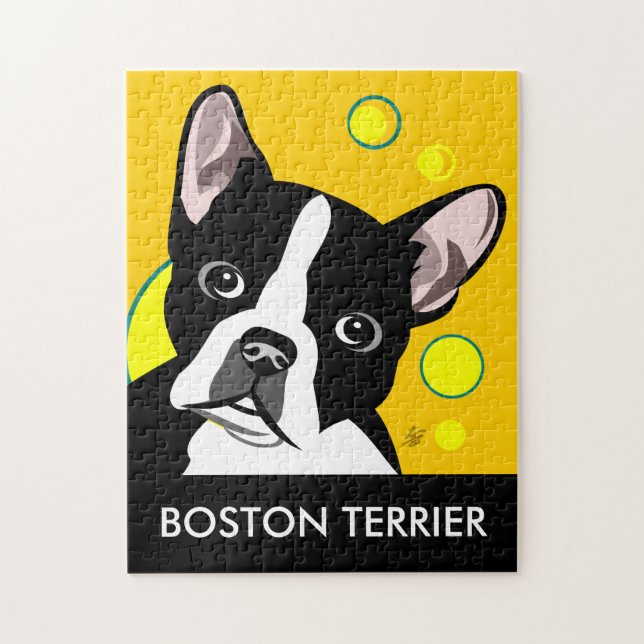 Boston Terrier Jigsaw Puzzles (Vertical)
