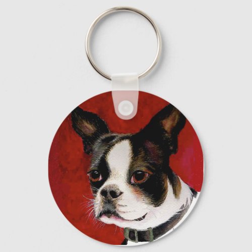 Boston Terrier Key Chain