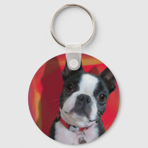 Boston Terrier Key Chain