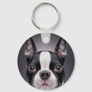 Boston Terrier Keychain