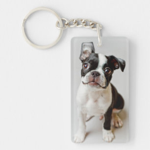 Boston Terrier Keychain