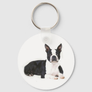 Boston Terrier Keychain