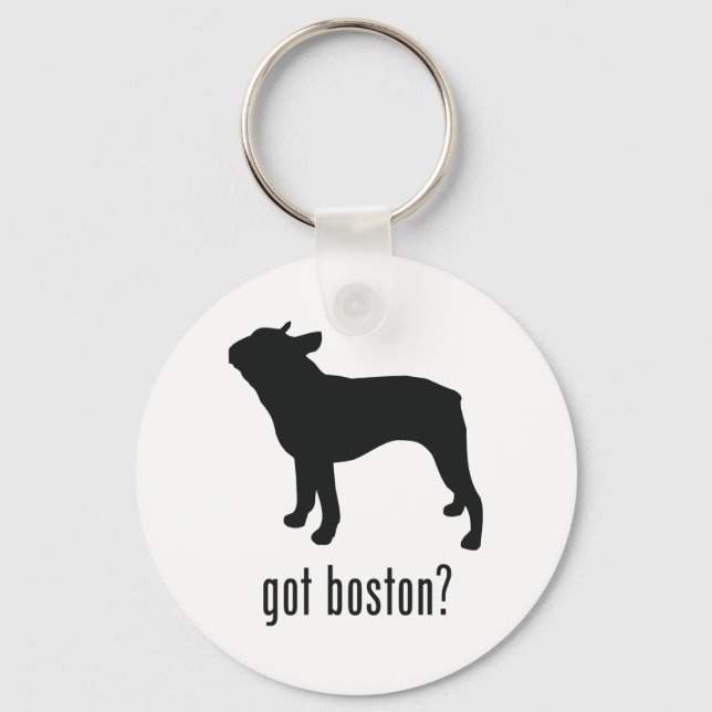Boston Terrier Keychain (Front)