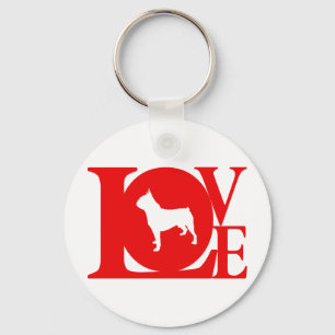 Boston Terrier Keychain