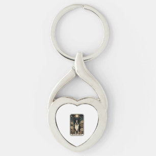 Boston Terrier Keychain