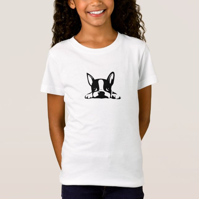 BOSTON TERRIER KOTARO & TEN TEN T-Shirt (Front)