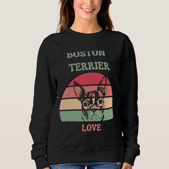 Boston Terrier Love 160 Sweatshirt (Front)