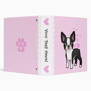 Boston Terrier Love Binder