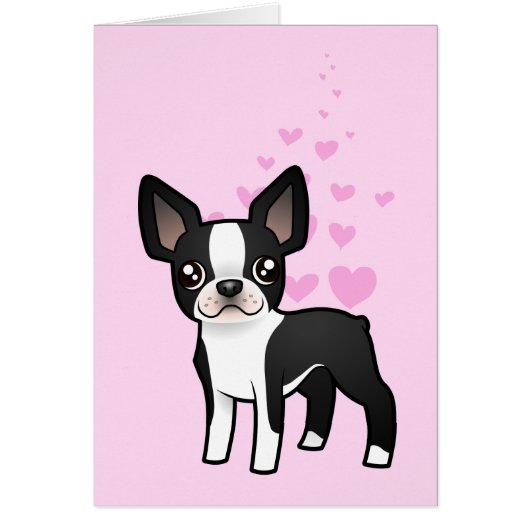 Boston Terrier Love Cards (Front)
