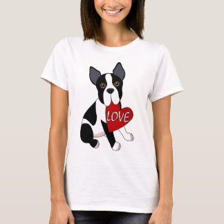 Boston Terrier Love T-Shirt