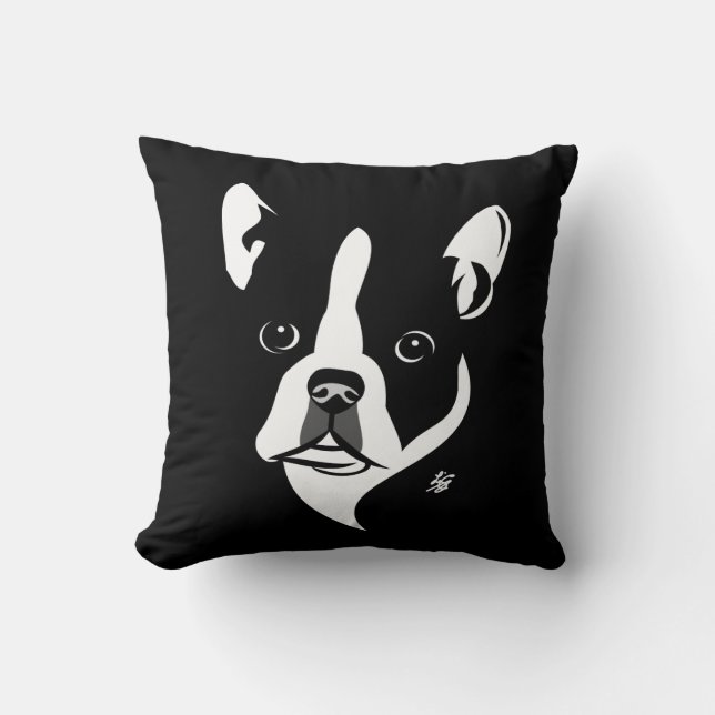 Boston Terrier Lover Pillows (Front)