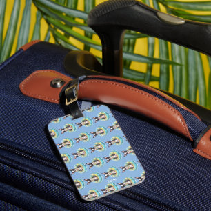 Boston Terrier Luggage Tag personalized