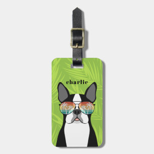 Boston Terrier Luggage Tags