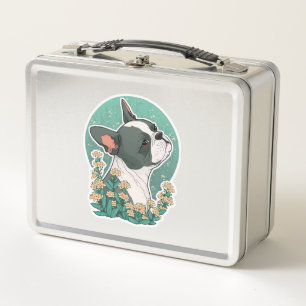 Boston Terrier Metal Lunch Box