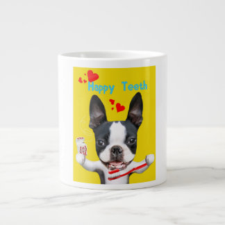 Boston Terrier Mirabelle Happy Teeth Mug