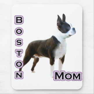 Boston Terrier Mom 4 Mouse Pad
