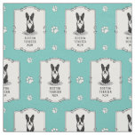 Boston Terrier Mom (black) - Cute dog Fabric