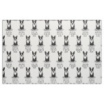 Boston Terrier Mom (black) - Cute dog Fabric