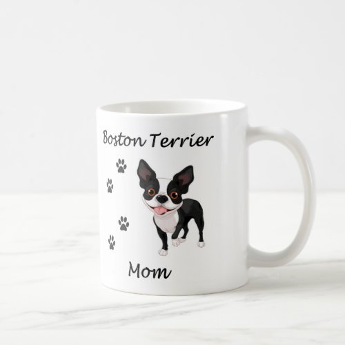 Boston Terrier Mom Coffee Mug