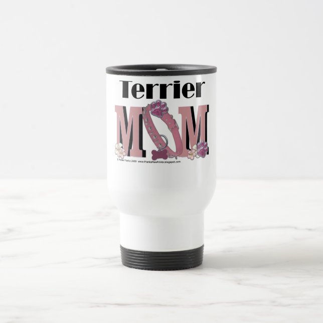 Boston Terrier MOM Travel Mug (Center)