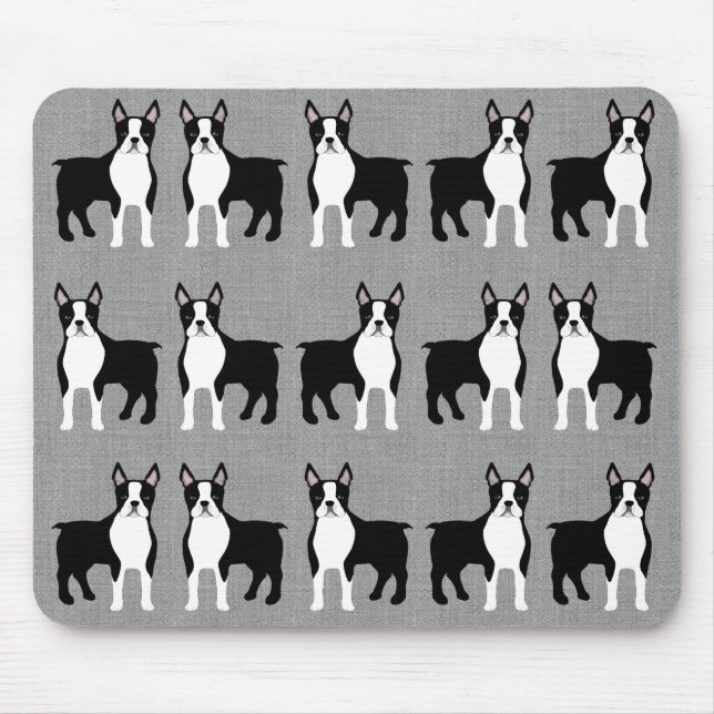 Boston Terrier Mousepad (Front)