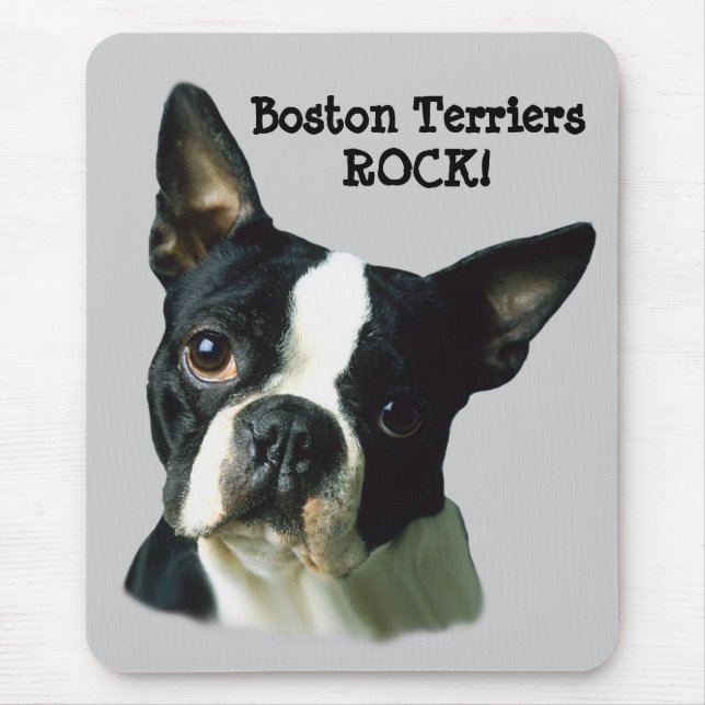 Boston Terrier Mousepad (Front)