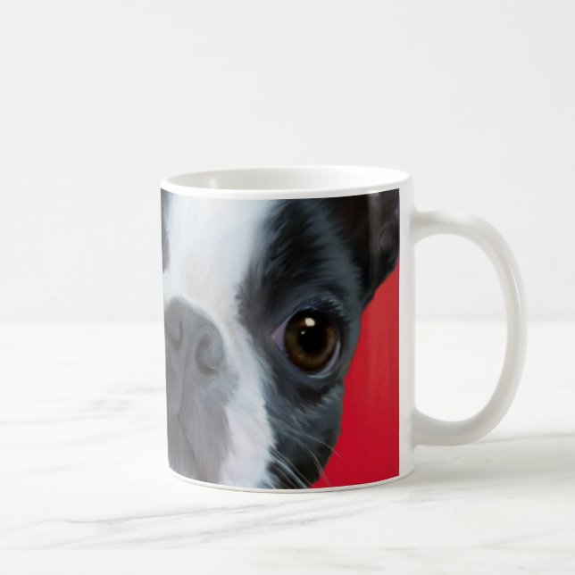Boston Terrier Mug (Right)